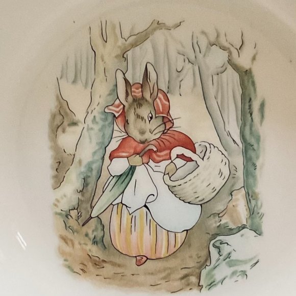 WEDGEWOOD Vintage "Peter Rabbit" Child's 3 Pc Set NWOT - Picture 9 of 9
